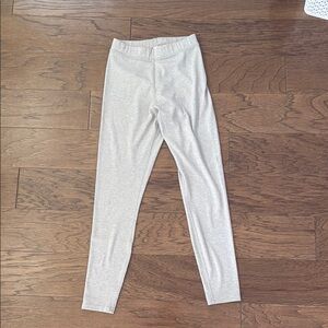 ALO Yoga Gray Ribbed Leggings Full-Length Fitted Design